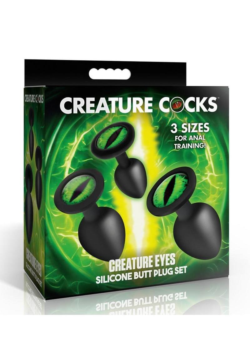 Creature Cock Green Eye Plug Set