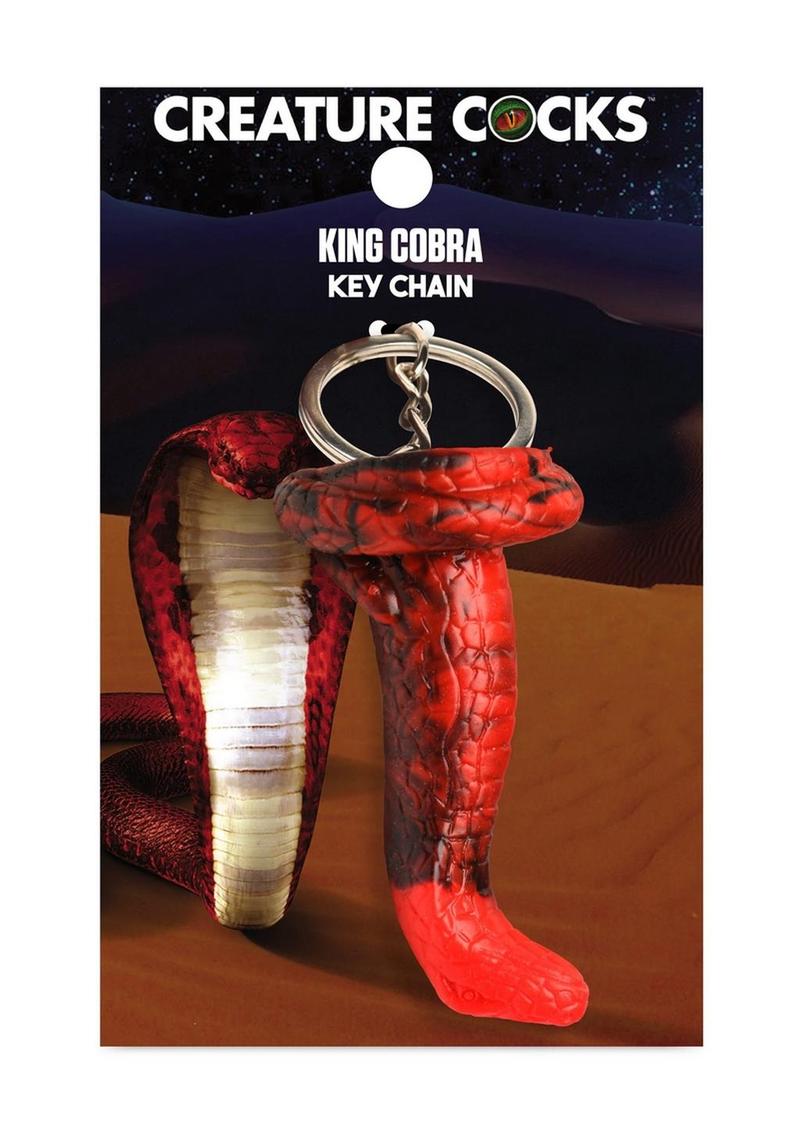 Creature Cock King Cobra Keychain